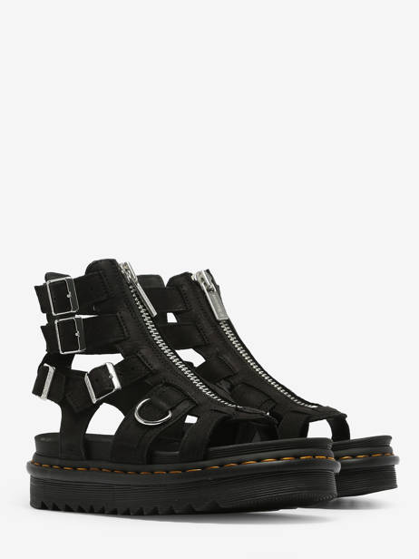 Sandals In Leather Dr martens Black women 31542057 other view 4