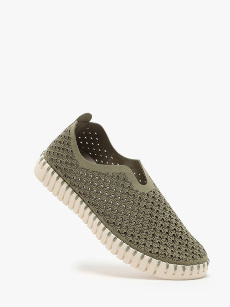 Moccasins Ilse jacobsen Green accessoires TULI3275 other view 1