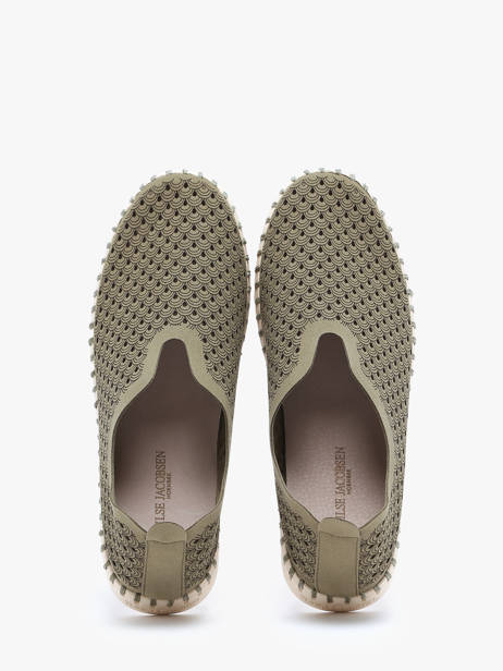 Moccasins Ilse jacobsen Green accessoires TULI3275 other view 2