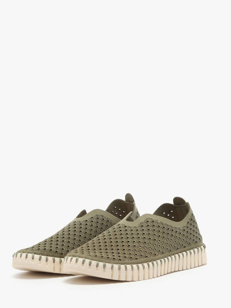 Moccasins Ilse jacobsen Green accessoires TULI3275 other view 4