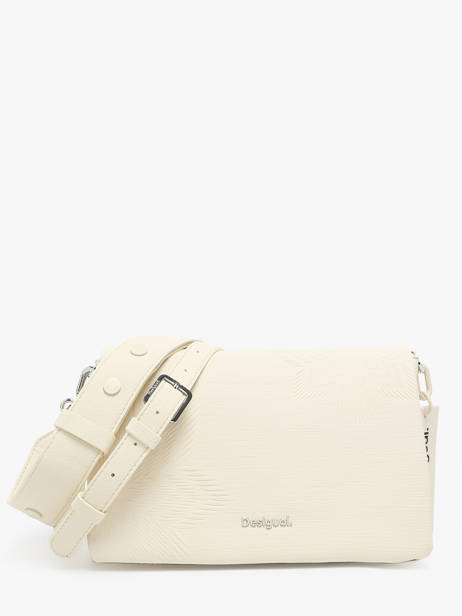 Shoulder Bag Aquiles Ecru Desigual White aquiles ecru 24SAXP84