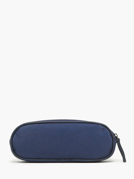 2 Compartments Pouch Cameleon Blue vintage family boulanger TROU other view 2