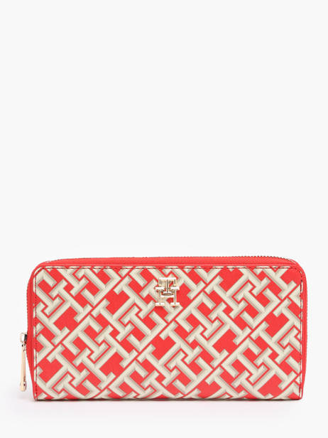 Wallet Tommy hilfiger Red iconic tommy AW15743