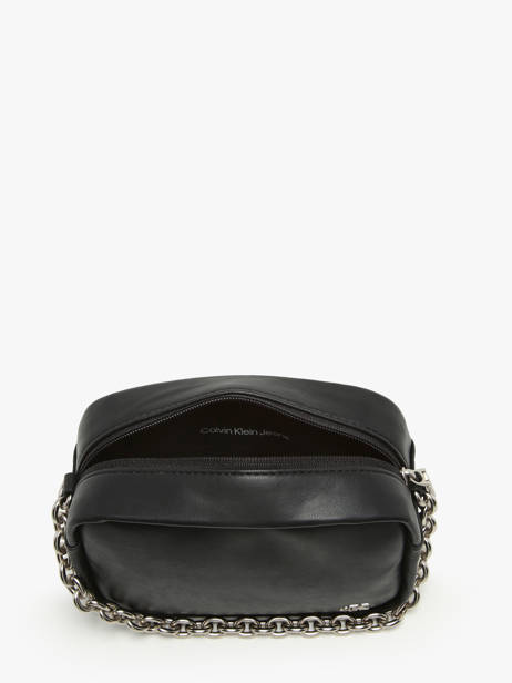 Shoulder Bag Monochain Recycled Polyester Calvin klein jeans Black monochain K611949 other view 3