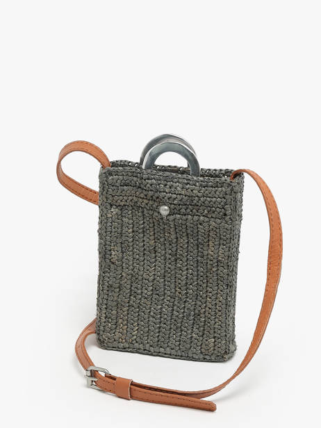 Crossbody Bag L'atelier Du Crochet Le voyage en panier Gray l'atelier du crochet AM776 other view 2