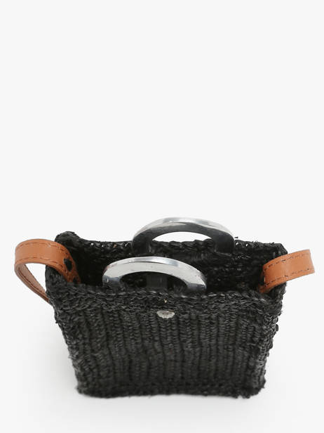 Crossbody Bag L'atelier Du Crochet Le voyage en panier Black l'atelier du crochet AM776 other view 3