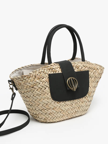 Sac Porté Main Panier Papier Le voyage en panier Noir panier PM765 vue secondaire 2