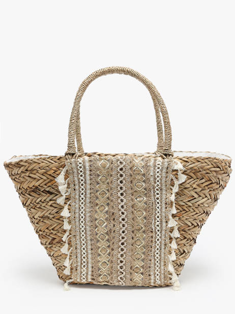 Shoulder Bag Straw Straw Miniprix Beige straw B471