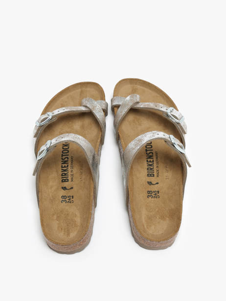 Slippers Mayari Birkenstock Silver women 1026967 other view 3