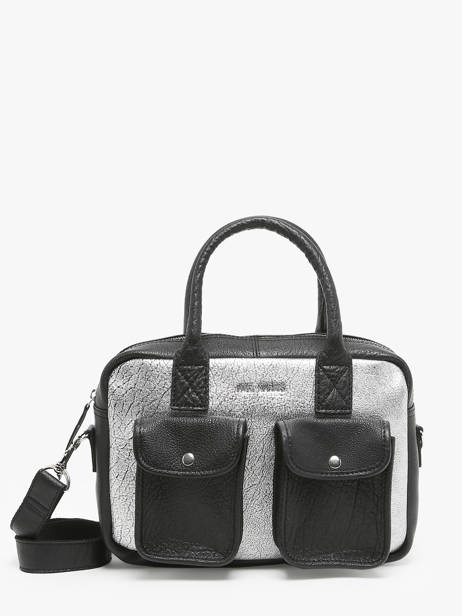 Sac Bandoulière Argento Cuir Paul marius Noir argento DANDSARG