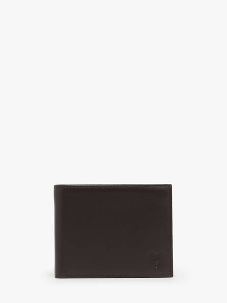 Leather Bovino Wallet Yves renard Brown bovino 1907