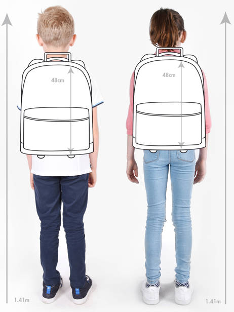 2-compartment Wheeled Schoolbag With 15