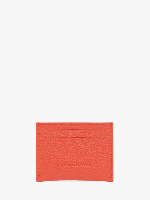 Longchamp Le foulonné Bill case / card case Orange