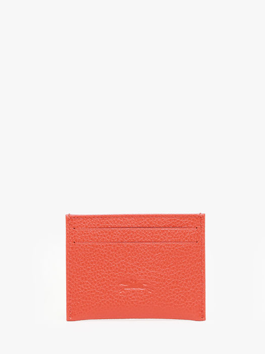 Longchamp Le foulonné Bill case / card case Orange