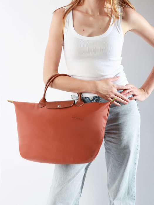 Longchamp Le pliage green Handbag Brown