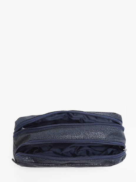 2-compartment Pouch Caramel et cie Blue boheme FI other view 1