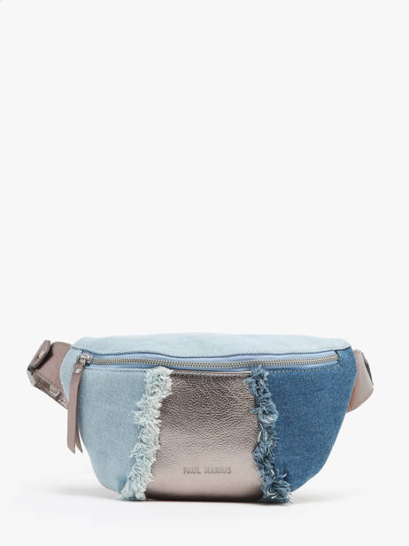 Belt Bag Paul marius Blue denim acier BANANDEA