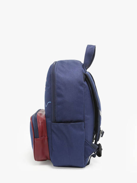 Mini Backpack Caramel et cie Blue fier GA other view 2