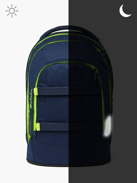 Backpack 2 Compartments Satch Blue pack SIN2 other view 5