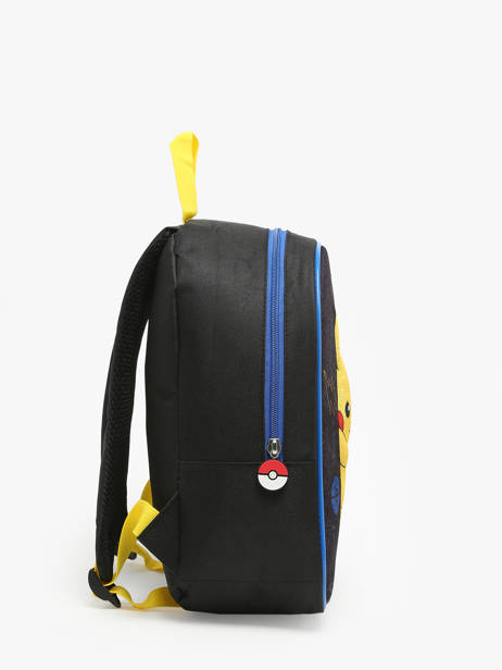 1 Compartment Backpack Pokemon Black energie electrique 24EK201E other view 2