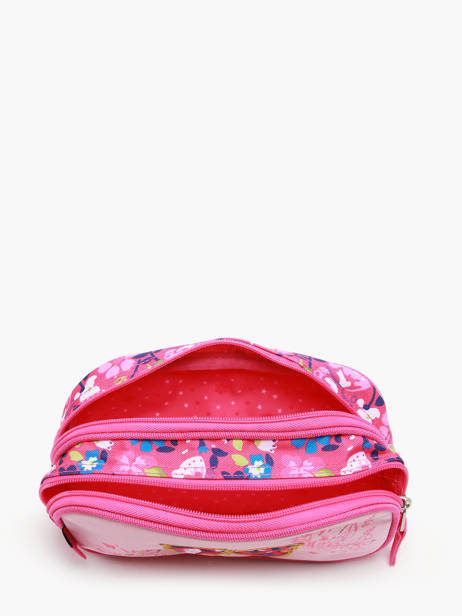 Trousse 2 Compartiments Snowball Rose butterfly 46411 vue secondaire 1