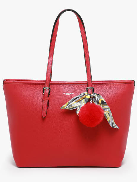 A4 Size  Shoulder Bag Grained Miniprix Red grained 1