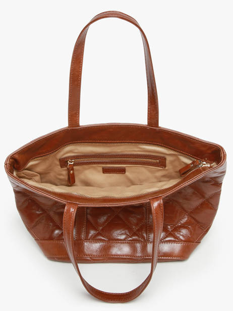 Sac Porté épaule Cabas Cuir Vanessa bruno Marron cabas cuir 84V40378 vue secondaire 3