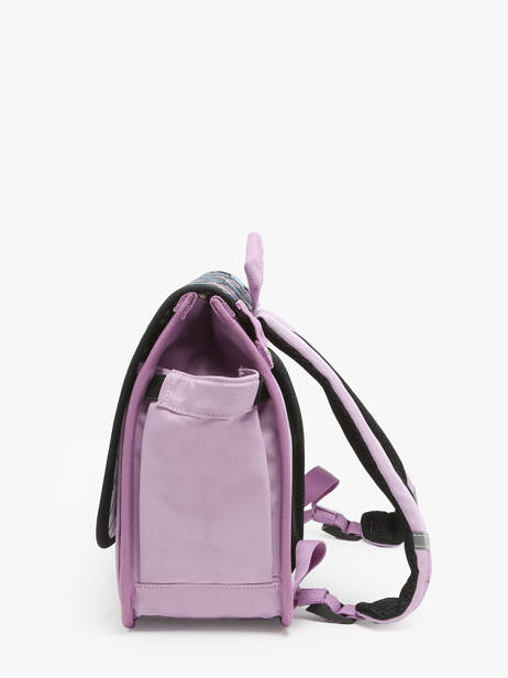 Cartable 2 Compartiments Cabaia Violet school S vue secondaire 2