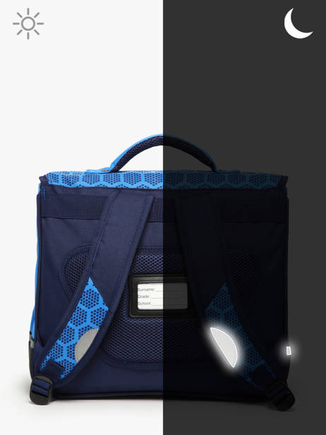 2-compartment  Backpack Snowball Blue foot 46138 other view 5