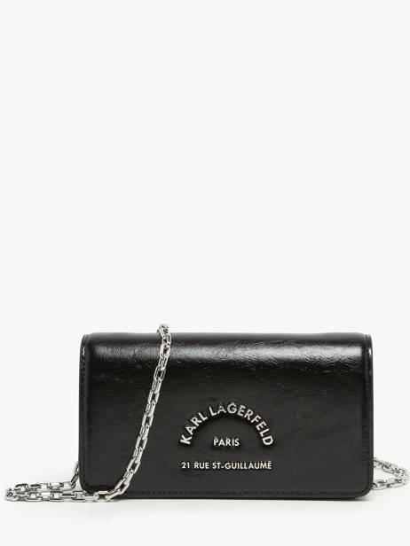 Sac Bandoulière Rsg Cuir Karl lagerfeld Noir rsg 245W3232