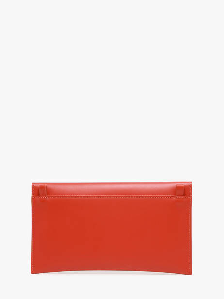 Medium Leather Paddock Clutch Bag Etrier Orange paddock TLOS1670 other view 4