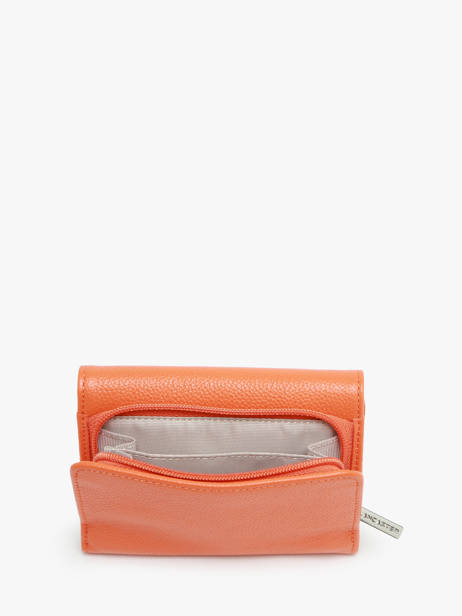 Porte-monnaie Cuir Lancaster Orange foulonne pm 29 vue secondaire 2