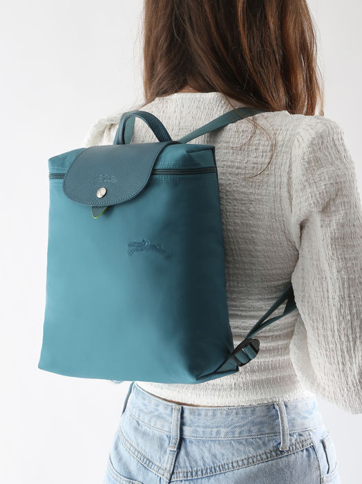 Longchamp Le pliage green Backpack Blue