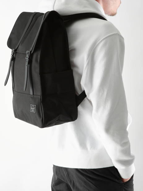 1 Compartment Backpack Herschel Black classics 11404 other view 1