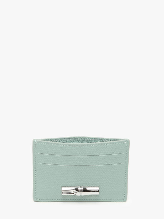 Longchamp Le roseau Bill case / card case Green