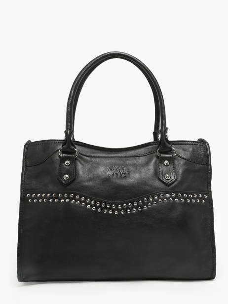 Shopping Bag Glam Leather Basilic pepper Black glam BGLA31