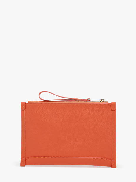 Pochette Zippée Jour Cuir Lancel Orange jour A13174 vue secondaire 3