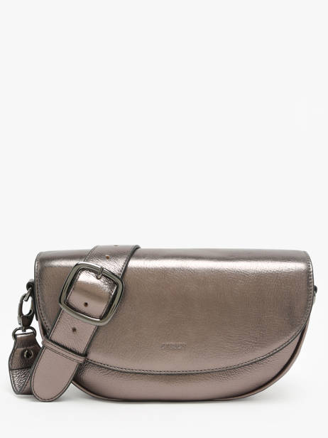 Shoulder Bag M Emeraude Leather Etrier Brown emeraude EEME065M