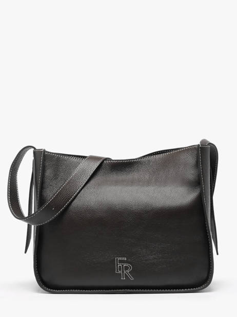 Shoulder Bag Foudre Leather Etrier Black foudre EFOD087M