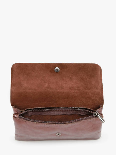 Sac Bandoulière Nine Cuir Milano Marron nine NI23067 vue secondaire 3