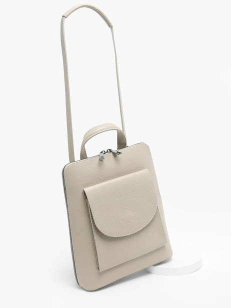 Shoulder Strap Backpack Milano Beige caviar CA240615 other view 2