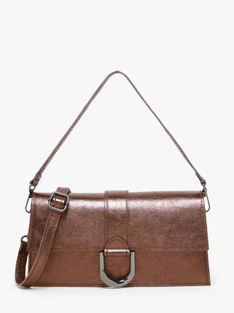 Sac Porté épaule Nine Cuir Milano Marron nine NI24066