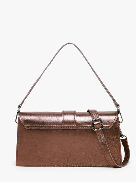 Sac Porté épaule Nine Cuir Milano Marron nine NI24066 vue secondaire 4