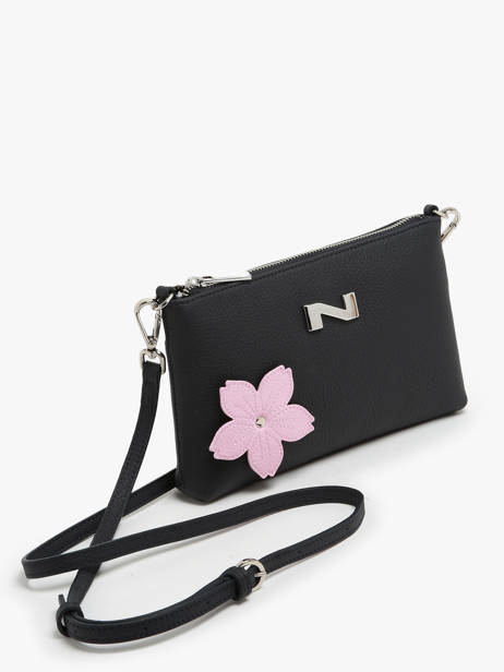 Leather Sakura Crossbody Bag Nathan baume Black sakura 7SA other view 2