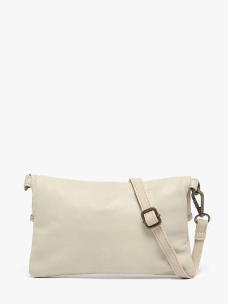 Sac Bandoulière Cow Cuir Basilic pepper Beige cow BCOW75 vue secondaire 5