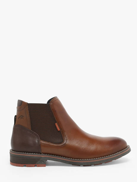 Chelsea Boots Terry In Leather Fluchos Brown men F1343