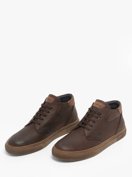 Sneakers En Cuir Fluchos Marron men F1549 vue secondaire 1