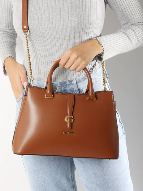 Satchel Kuba Guess Brown kuba VA932906 other view 1