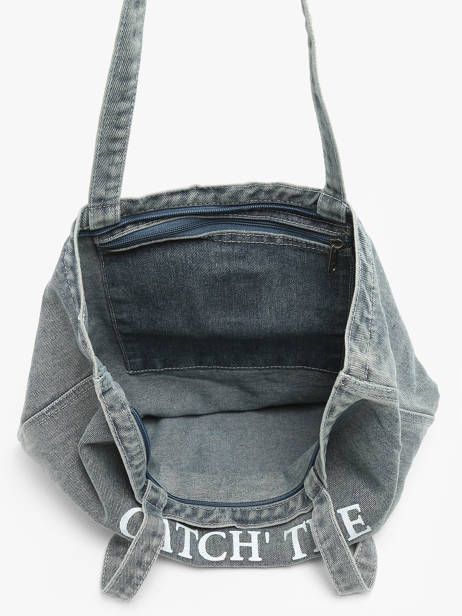 Shoulder Bag Denim Cotton Miniprix Blue denim 33001 other view 2