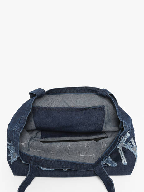 Sac Porté épaule Denim Coton Miniprix Bleu denim 26 vue secondaire 1